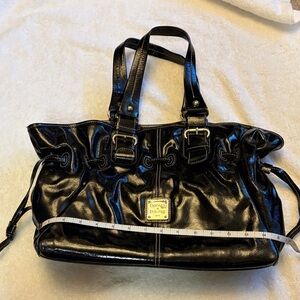 Dooney & Bourke Shiny Black Shoulder Bag